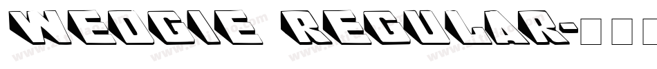 Wedgie Regular字体转换